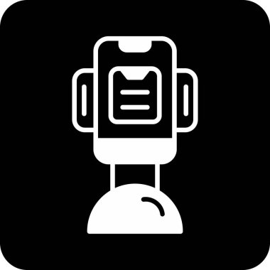 Moda tarzında izole edilmiş telefon arama simgesi