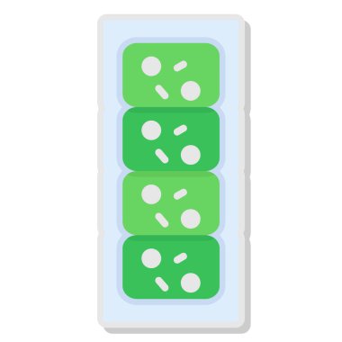 İki zar vektör simgesi