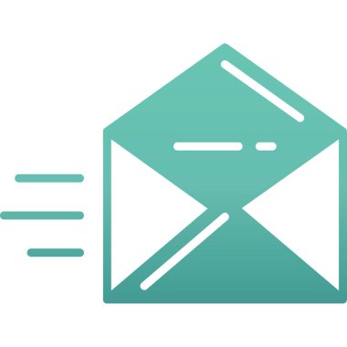 e-posta simgesi ana hat biçiminde