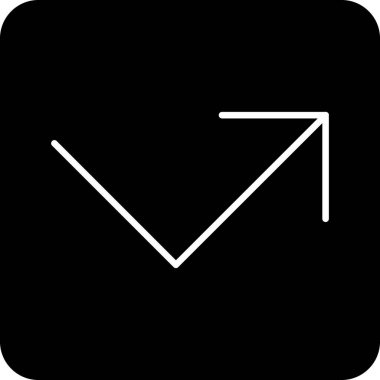 ok simgesi vektör illüstrasyonu