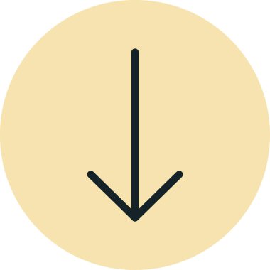 Yön ok vektör simgesi. biçim düz simge simgesi, gri renk, beyaz arkaplan