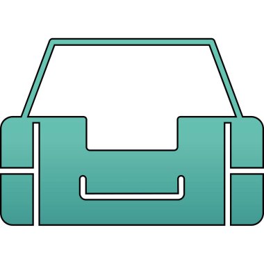 Araba tamir servisi renk simgesi. Araba tamiri tabelası. izole vektör illüstrasyonu