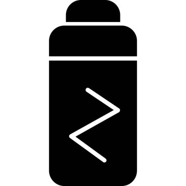 pil simgesi, vektör illüstrasyonu