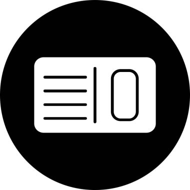 Bir belgenin vektör illüstrasyonu