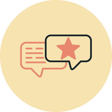 konuşma kabarcığı vektör çizimi