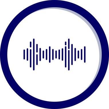 Ses dalgaları vektör simgesi