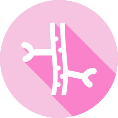 Kemik. Web simgesi basit illüstrasyon