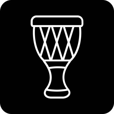 davul. Web simgesi basit tasarım