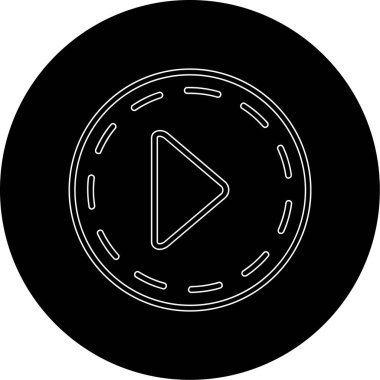 Müzik simgesinin vektör illüstrasyonu