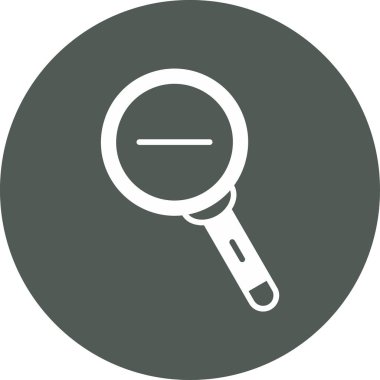 Büyüteç. Web simgesi basit tasarım