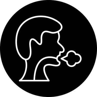 Konuşma balonu olan bir adamın vektör çizimi