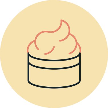 Pişirme simgesinin vektör illüstrasyonu