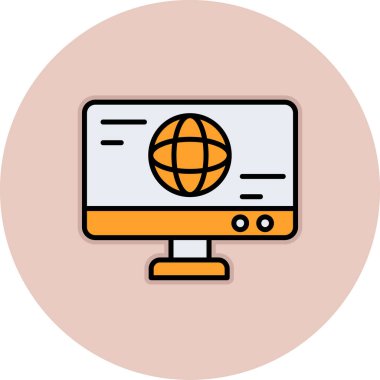 Web tasarım simgesi. vektör illüstrasyonu