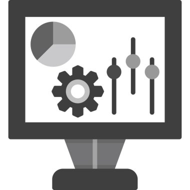 seo modern simgesinin vektör illüstrasyonu