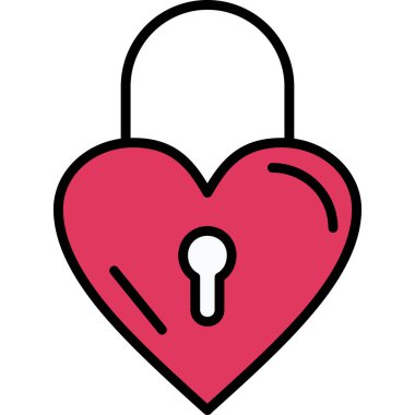 Aşk ikonunu aşka kilitle - romantizm kategorisine