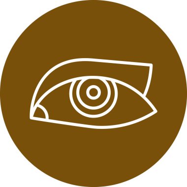 Göz. Web simgesi basit tasarım