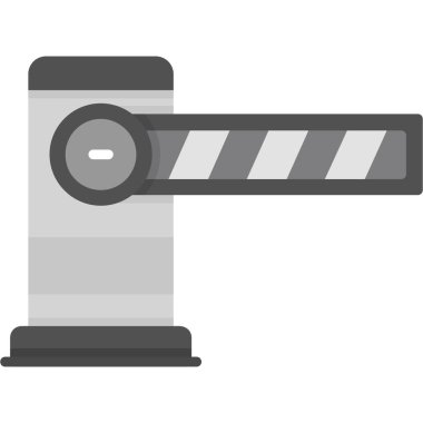 inşaat bariyeri simgesi, basit biçim