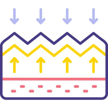 Modern bir simgenin vektör illüstrasyonu