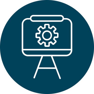 seo modern simgesinin vektör illüstrasyonu