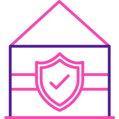 ev simgesi vektör illüstrasyonu