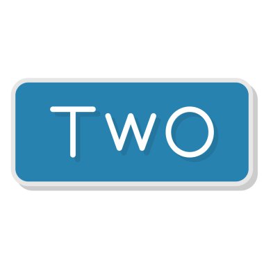 iki iki iki iki - iki iki - mavi kelime iki vektör işareti