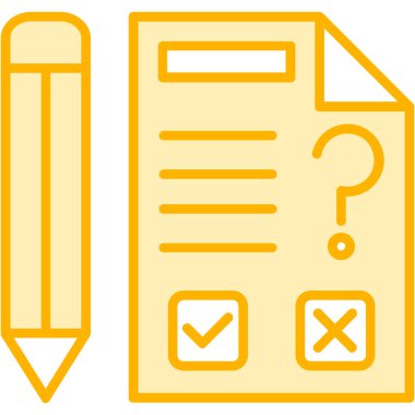 Kontrol listesi. Web simgesi basit illüstrasyon