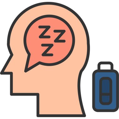 Uyuyan Adam uyku simgesi