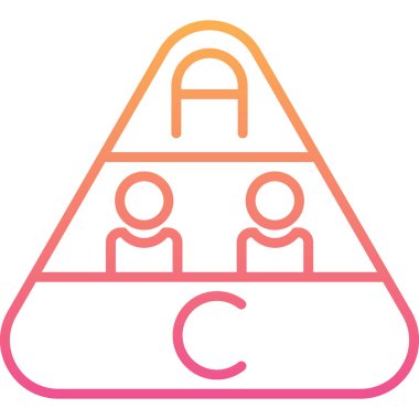 İnsan simgesinin vektör illüstrasyonu