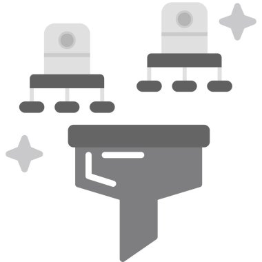 Modern simgenin vektör illüstrasyonu