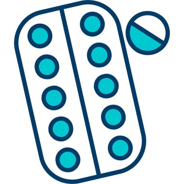 hap ikonu vektör illüstrasyonu