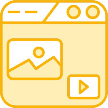 Seo simgesinin vektör illüstrasyonu