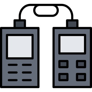 cep telefonu simgesi. vektör illüstrasyonu