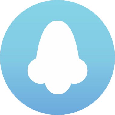 Moda tarzında izole edilmiş paskalya yumurtası simgesi