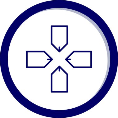 Moda biçimi izole edilmiş arkaplanda çapraz simge