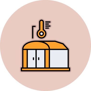 Modern bir simgenin vektör illüstrasyonu