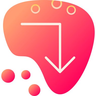 Beyin. Web simgesi basit illüstrasyon