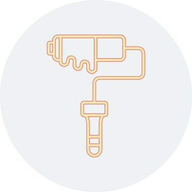 Modern oto tamir simgesinin vektör illüstrasyonu.