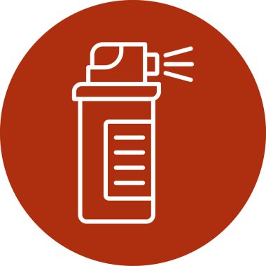 şişe simgesi vektör illüstrasyonu