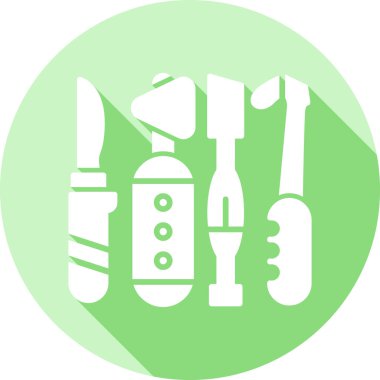 Aletler. Web simgesi basit illüstrasyon