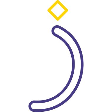 Çizgi film simgesinin vektör çizimi