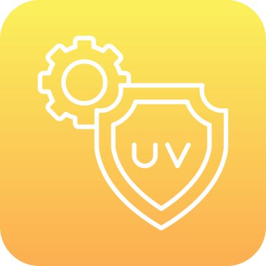 kalkan ikon vektör illüstrasyonu