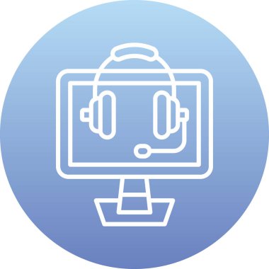 Modern simgenin vektör illüstrasyonu