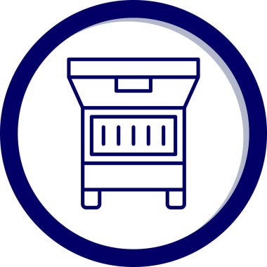 Bir varil simgesinin vektör illüstrasyonu