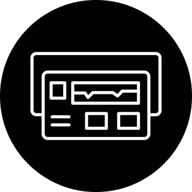 seo modern simgesinin vektör illüstrasyonu