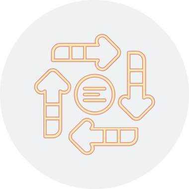 Seo simgesinin vektör illüstrasyonu