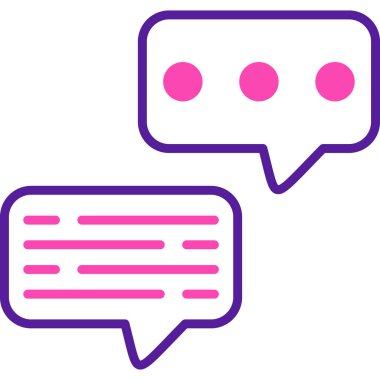 sohbet ileti simgesi