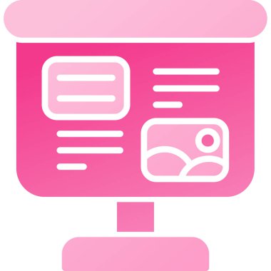 video simgesi, vektör illüstrasyonu