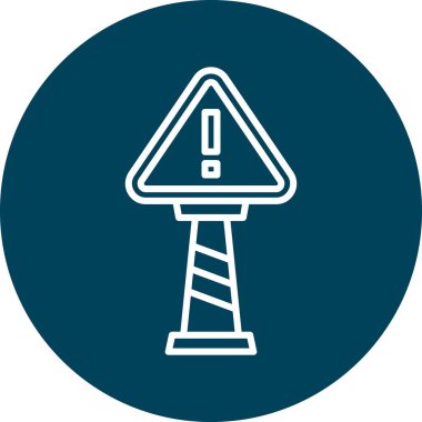 Trafik işareti. Basit tasarım