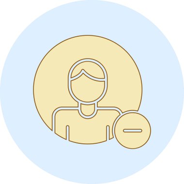 kadın simge vektör illüstrasyonu