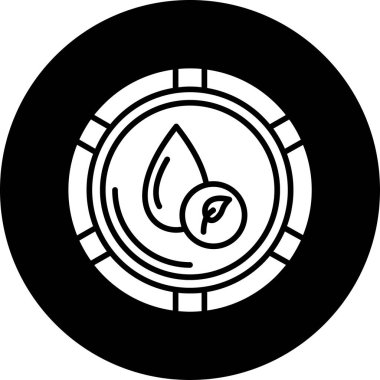 Bir gaz simgesinin vektör illüstrasyonu